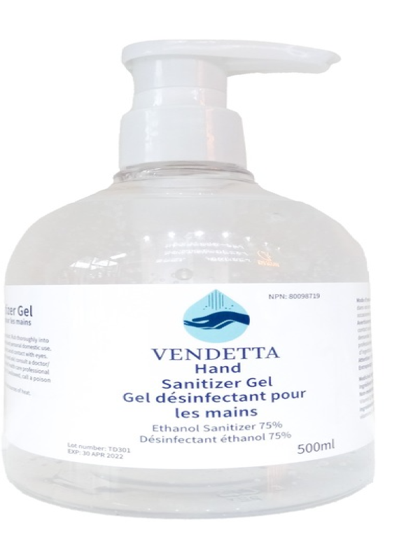 6000380280 Hand Sanitizer Gel by Vendetta